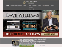 Tablet Screenshot of davewilliams.com